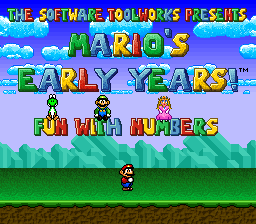 Mario's Early Years: Fun with Numbers
